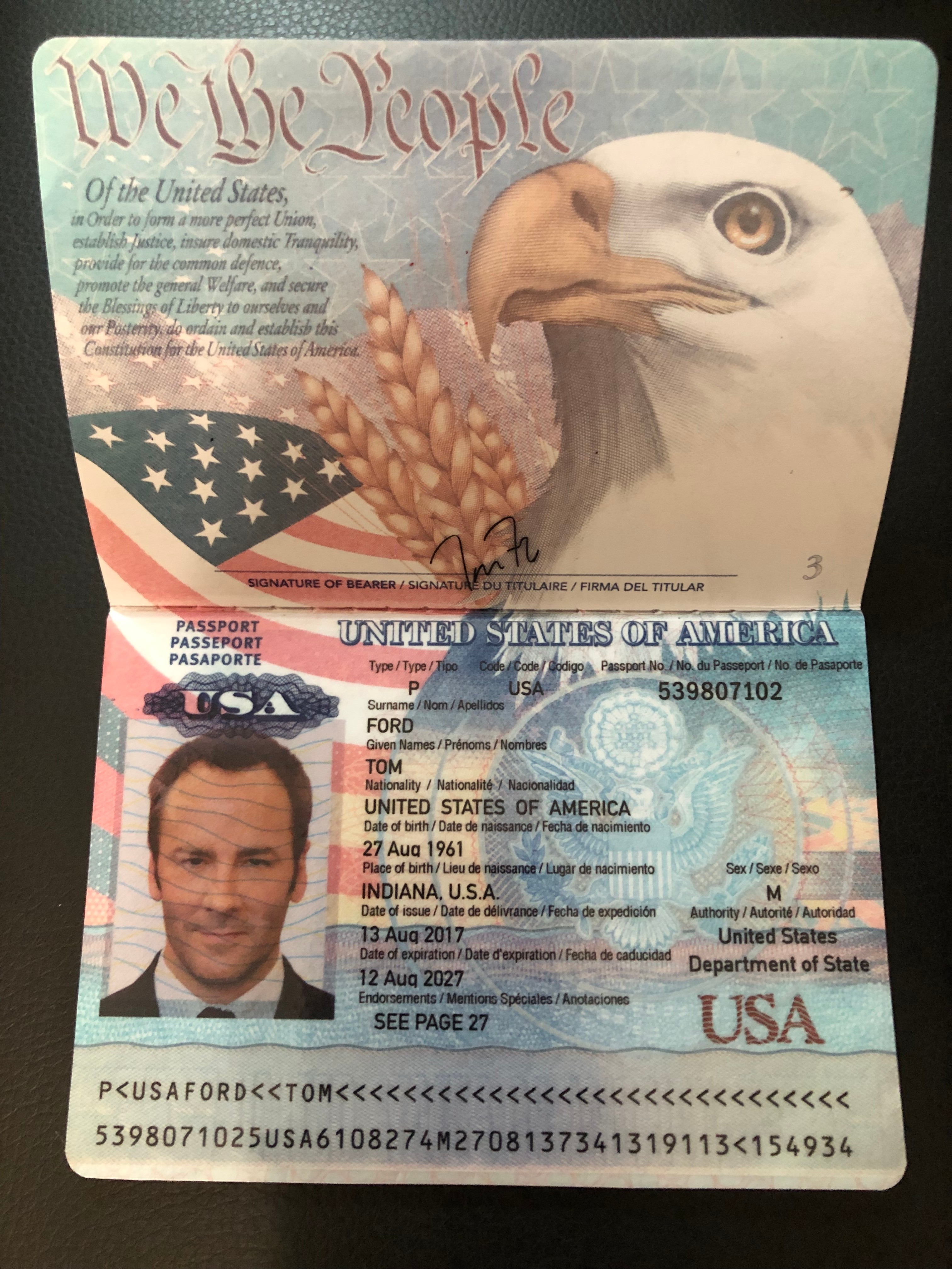 #Passport #USA